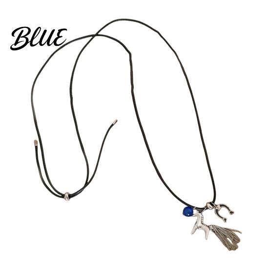 Pendant Necklace Alloy Horse Lightweight Hypoallergenic Men Women Sweater Fashion