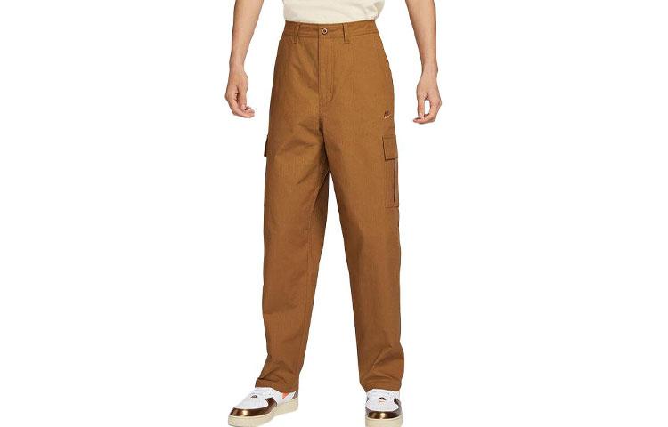 Nike Casual Pants Men's Brown Moderate Cargo Pants FZ5766-281