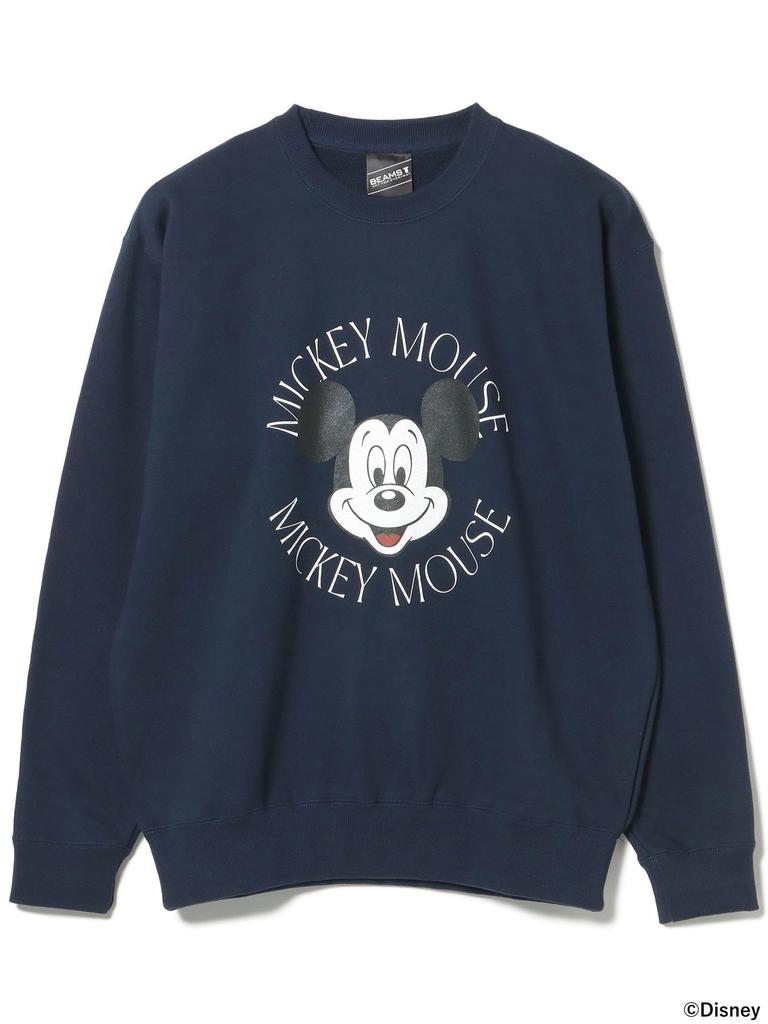 Beamsty Sweatshirt [SPECIAL PRICE] MICKEY MOUSE CREWNECK SWEAT Men's NAVY M 75130919545