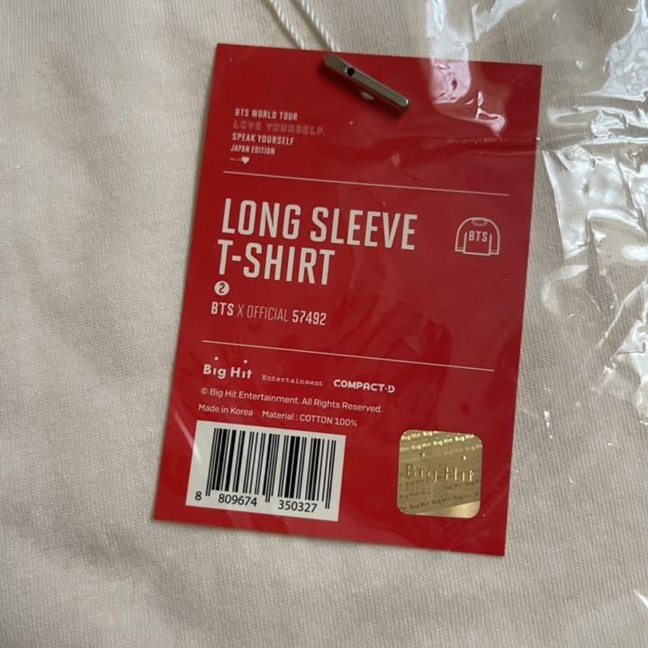 [USED] BTS SYS LONG SLEEVE T-SHIRT T-shirt L long sleeve