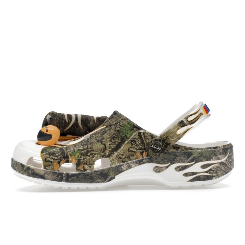 Nascar X Realtree X Crocs Classic Clog Edge Camo Unisex Sneakers Brown Multi 210827-90H