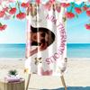 Anne Hathaway Print Beach Towel, Large Soft Quick Dry Towel for Beach Camping Swimming