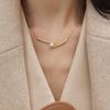 Elegant S925 Sterling Silver Water Drop Necklace - Women's Luxury Niche Design Choker with a Simple, Trendy Style.