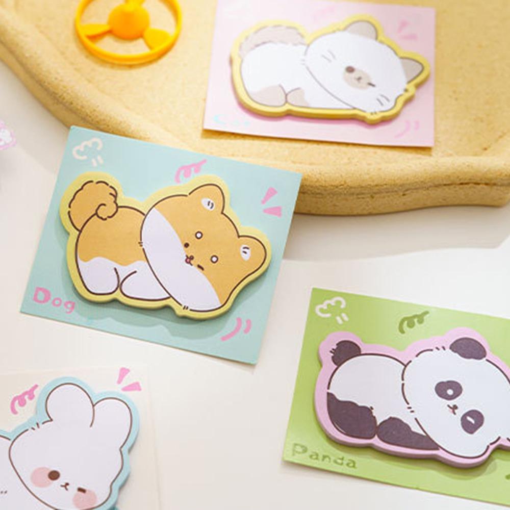 Animal Shape Animal Sticky Notes Memo Pad Note Paper Daily To Do Note Pad  Teen/Adult/ Girls