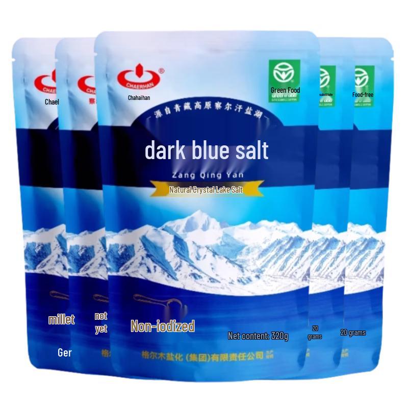 Qarhan Tibetan Blue Lake Salt 320g x 5 bags