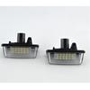 CanBus LED License Plate Lights For Toyota Corolla E11 Crown S180 Starlet EP91 Vios Previa ACR50 GSR50 number plate lamp