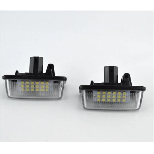 CanBus LED License Plate Lights For Toyota Corolla E11 Crown S180 Starlet EP91 Vios Previa ACR50 GSR50 number plate lamp