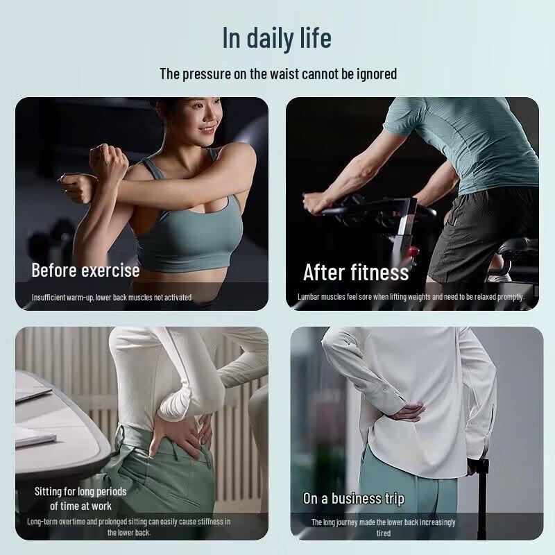 Philips Lumbar Massager Belt with Hot & Cold Compress CN plug (adapter included)