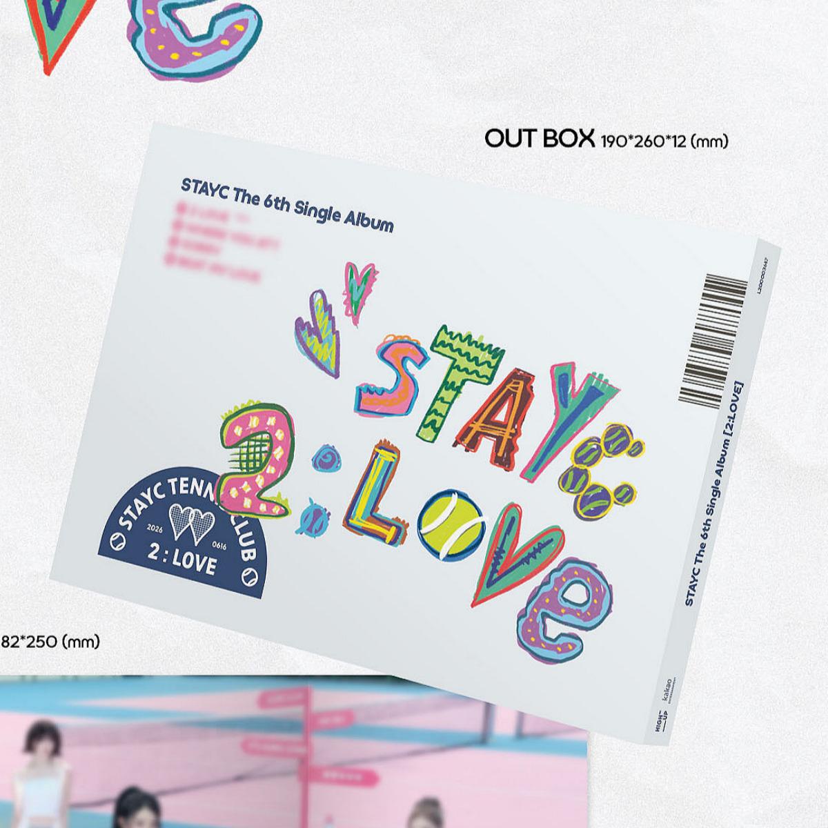 STAYC - 2:ЛЮБОВЬ / 6-й сингл-альбом COURT ZINE ver.