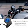 Motorcycle Digital Odometer Waterproof LCD Motorcycle Odometer With Bracket Plug And Play 10000 RPM DC 12V Speed Odometer