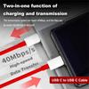 65W Fast Charging USB C To Type C Data Cable PD USB Mobile Phone Charging Wire For Samsung Huawei Xiaomi One Plus Quick Charge