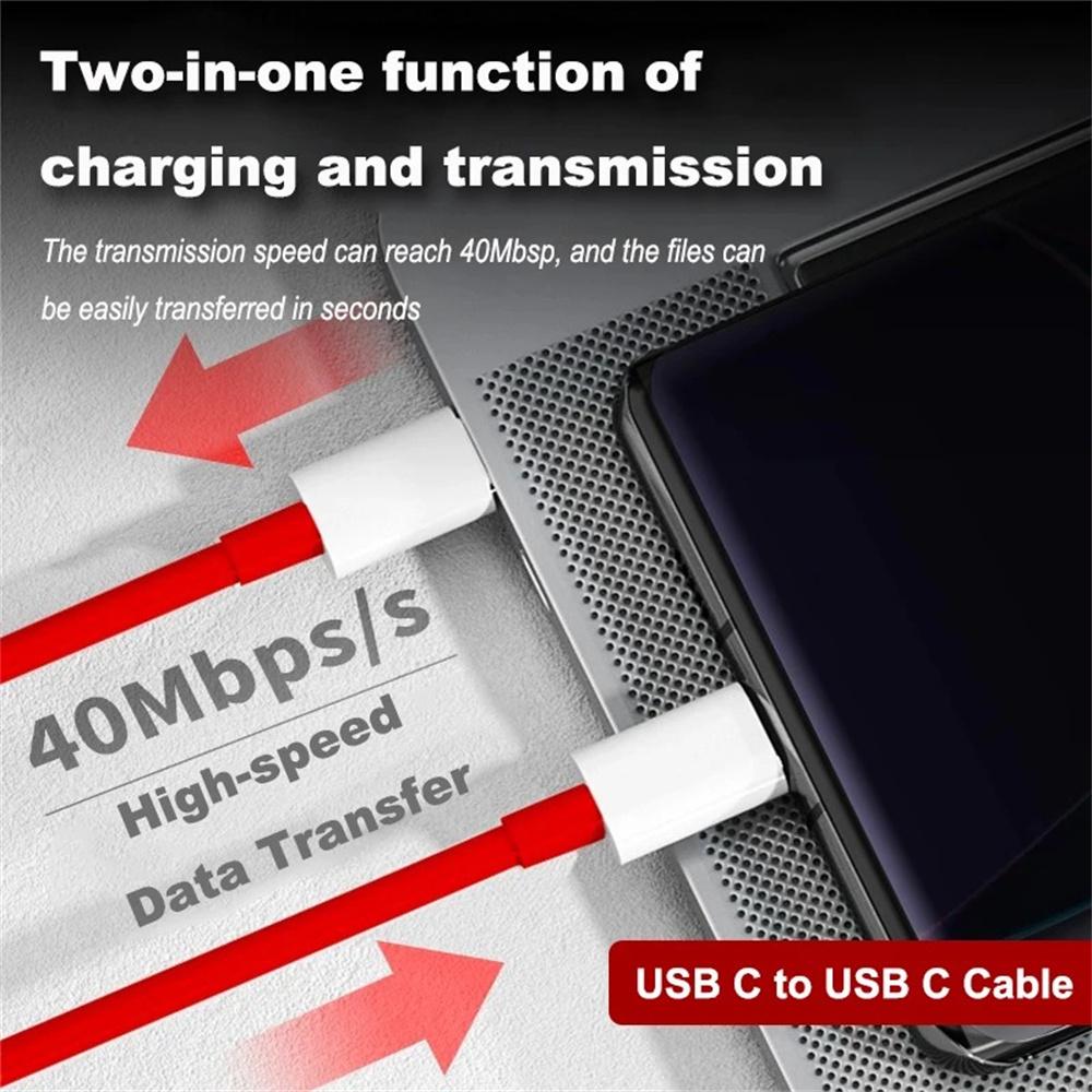 65W Fast Charging USB C To Type C Data Cable PD USB Mobile Phone Charging Wire For Samsung Huawei Xiaomi One Plus Quick Charge