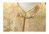 Fashionable Two-Piece Spring Outfit for Moms: Jacquard Satin Vest and National Style Top for Middle-Aged and Elderly Women