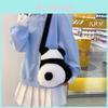Large Capacity Cartoon Plush Panda Shoulder Bag For Women Cute Unisex Backpack Doll Bag Street Fashion