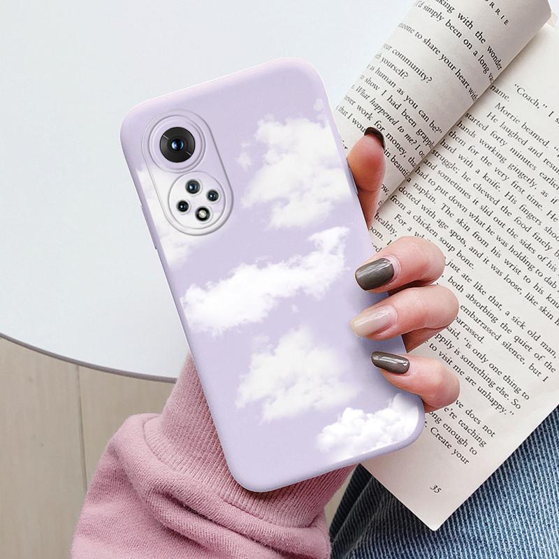 Flowers Funda For Honor 50 Capa Huawei Nova 9 Phone Case Soft Silicone Cute Cat Bear Back Cover For Honor X6a X6b X6c TPU Bumper