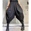Neue Frühjahr Damen Streetwear Trend Elastische Hohe Taille Einfarbig Alle-abgestimmt Casual Lose Breite Bein Haren Hosen Hip-hop Stil