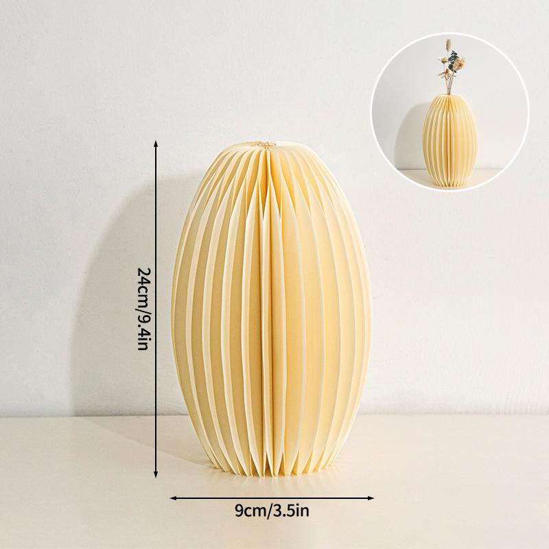 3D Paper Honeycomb Vase 2026 New Year Decoration Reusable Table Centerpieces Red Decorative Vase Wedding Christmas Party Decor