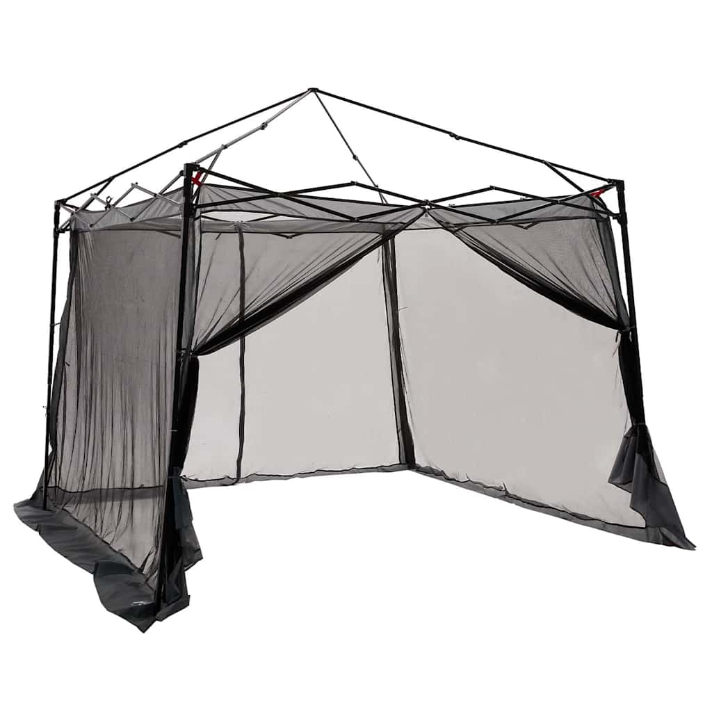 Inner Tent with Roof Grey and Orange 303 X 303 X 196 Cm Taffeta