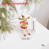 Santa Claus Reindeer Snowman Wooden Tabletop Ornament For Christmas Decoration