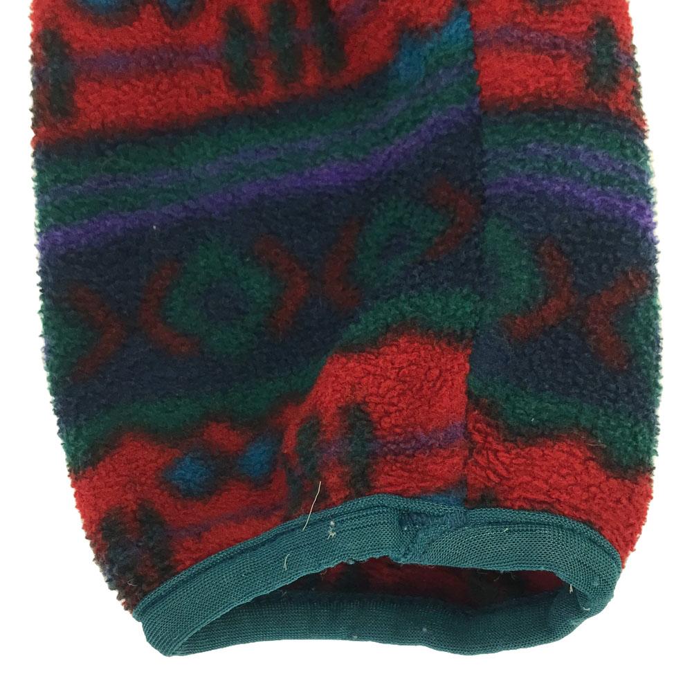 L.L.Bean 80s vintage Overall handle Fleece jacket Green x red Outdoors Men's Used