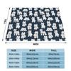 The Scottish Terrier Fleece Throw Blanket Scottie Dog Tartan Skye Blanket for Bedding Car Super Soft Bedroom Quilt