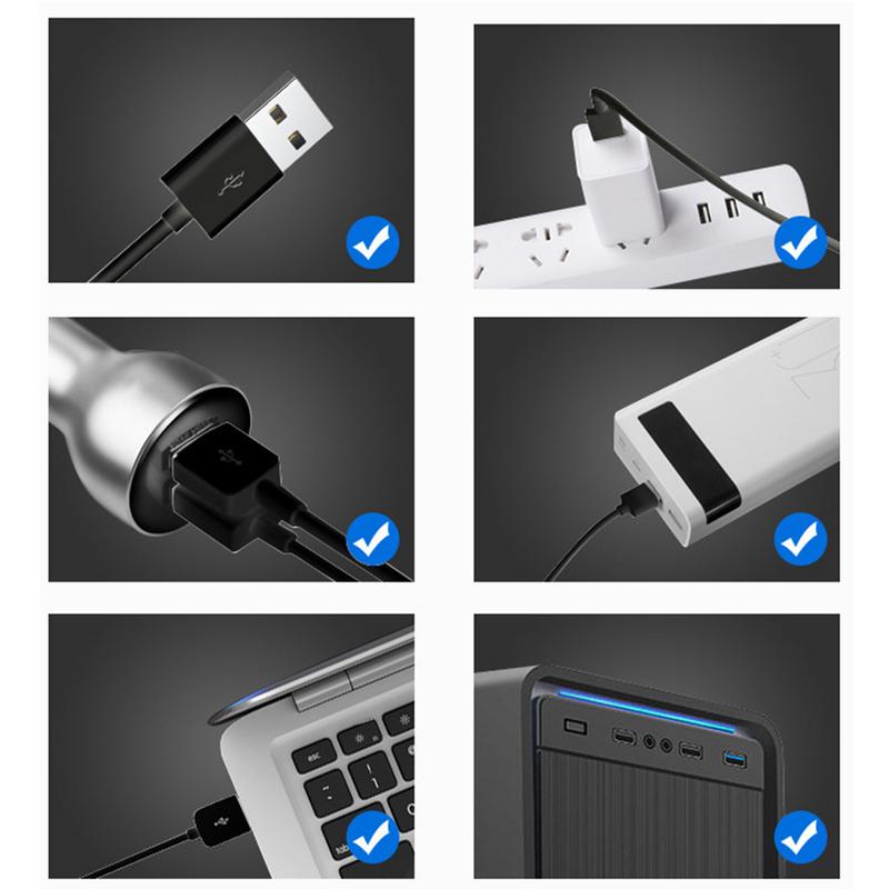 Fan For Car Rechargeable 12V Fans Car Fan Portable Fan Suction Cup USB Powered Air Circulation Fan 360 Degree Rotation Vehicle