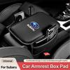 Leather Car Armrest Box Pad Auto Armrest Mat High Quality Accessorie For Subaru STI Forester BRZ Outback Legacy Levorg WRX 2006 PP222