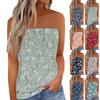 Crop Tops For Women Sexy Cami Tank Summer Tube Sleeveless Printed Camisole Shirt Vest