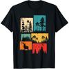 Trees Wildlife Nature Outdoor Vintage Forest T-Shirt