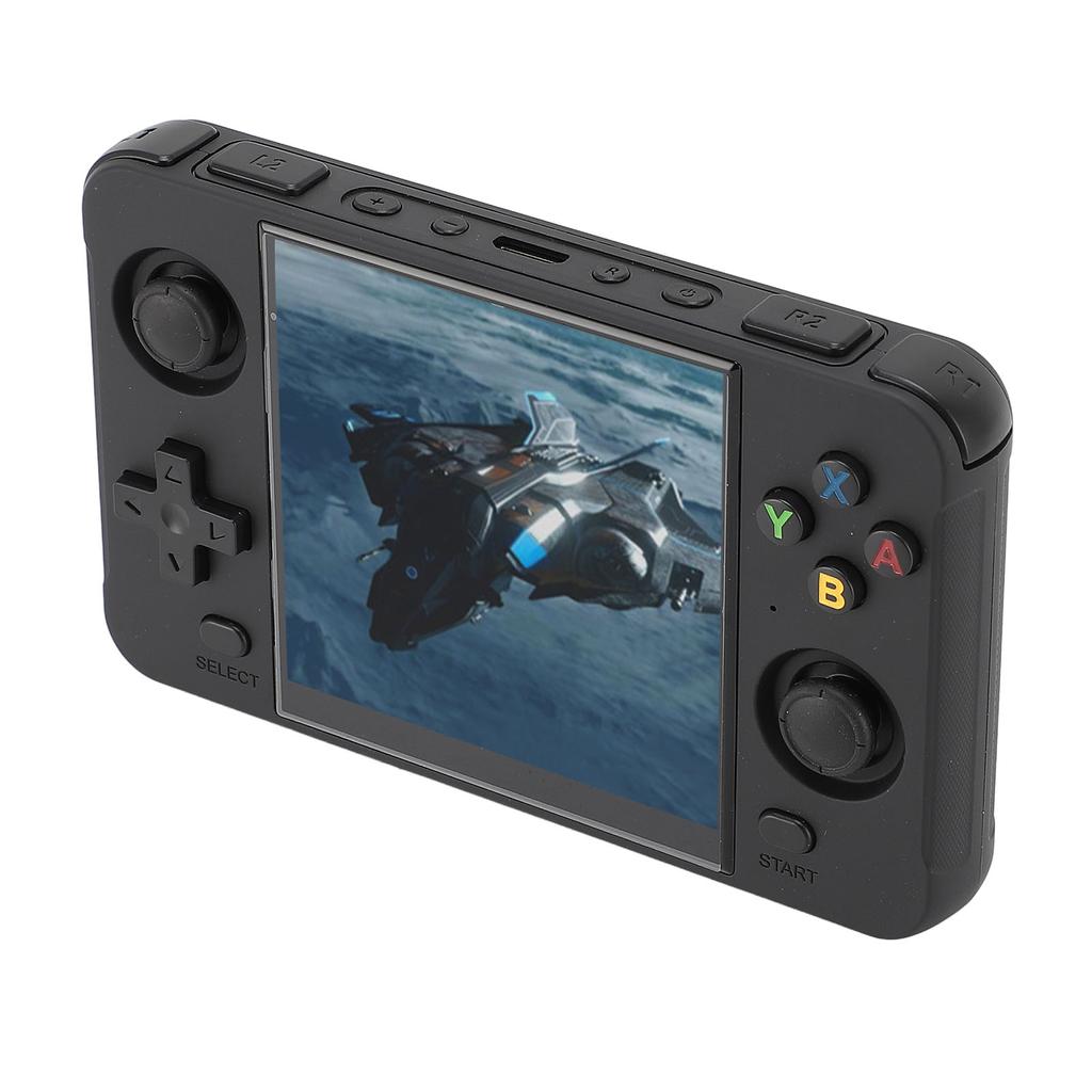 Handheld Retro Game Console 4 Inch IPS Screen Open Source Portable Video Game Console with 2 Small M