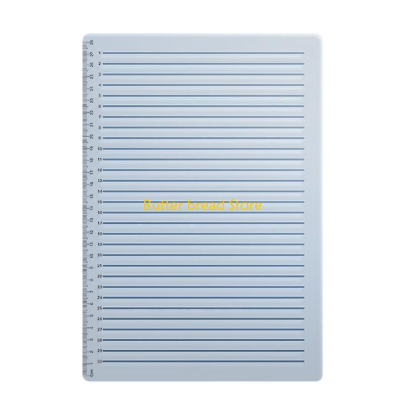 W89C Line Stencil Straight Line Stencil Ruler Spacing Line Writing Guide Template