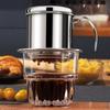 Stainless Steel Coffee Filter Durable Reusable Pouring Over Drip Cup For Home Office Travel Vietnamese Coffee Dripper