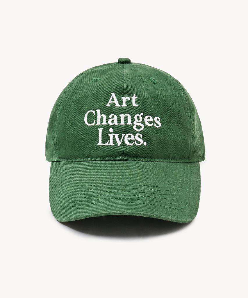 LADY VOLUME Art Changes Cotton Ball Cap (Green)