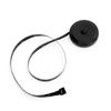 1.5 Meter Black Small Tape Measure with Three Waists Hip Circumference Chest Circumference Automatic Retractable Tape Measure
