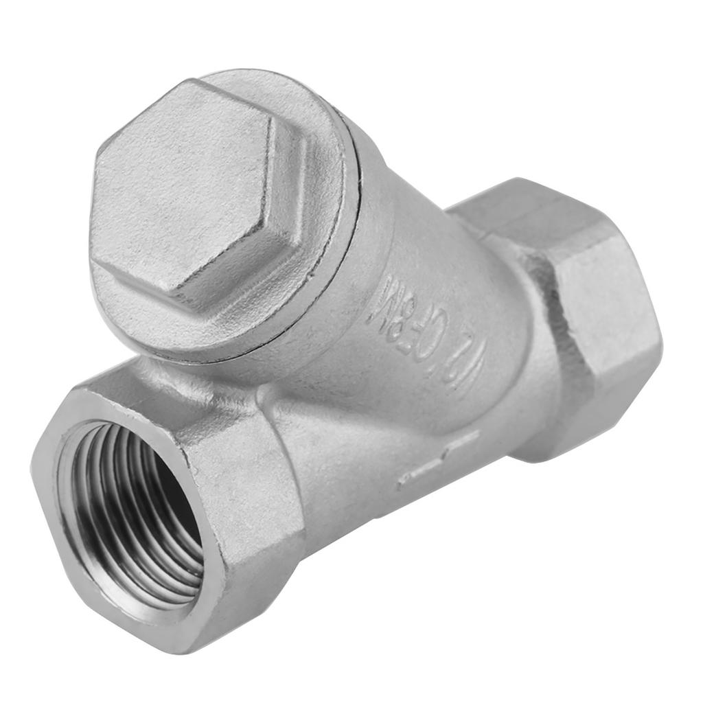 DN15 12" PT Thread Stainless Steel Y Type Strainer Pump Filter for Water Gas