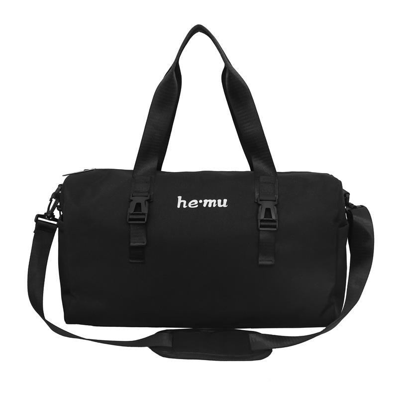 Large-capacity sports fitness bag Couple short-distance portable oblique span travel bag Household storage Hand luggage bag