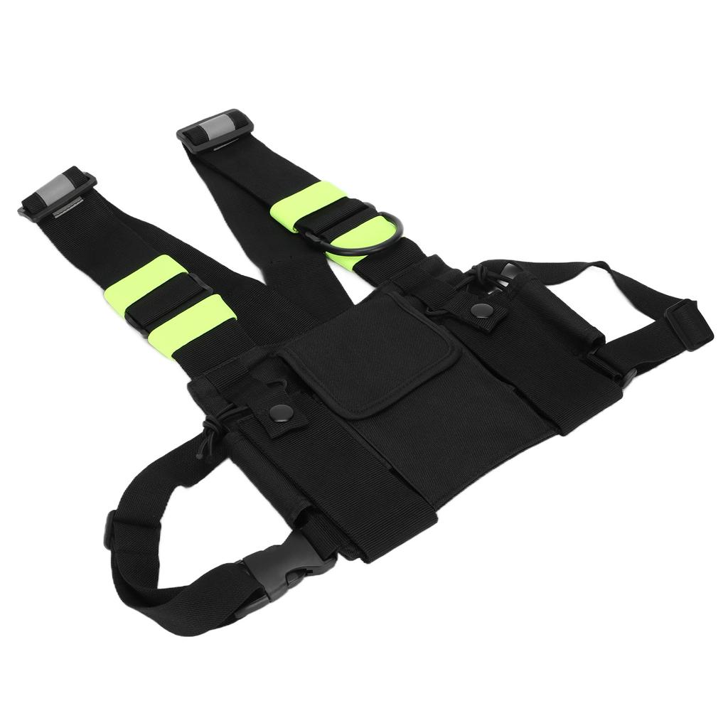 Walkie Talkie Brusttasche Zwei-Wege-Funkgerät Reflektierendes Brustgeschirr für Kenwood für Motorola für Hytera