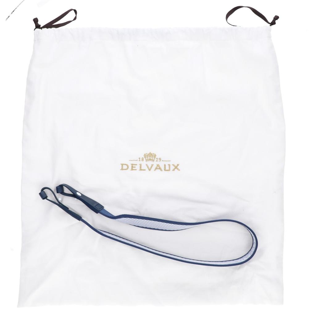 DELVAUX 21SS Limited Edition PVC x Rubber Brillon MM Dreamer 2-Way Shoulder Bag Handbag navy x clearUsed