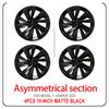 4 pièces pour modèle Y 2025 Juniper 19 pouces Style Turbine enjoliveur pour Tesla jante couverture accessoires capuchon de moyeu bouchon de
