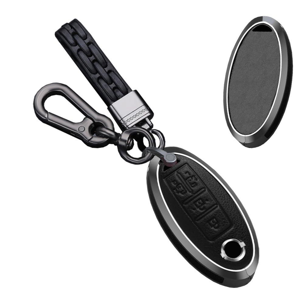 [TECART] For Nissan Key Case Key Cover Key Holder Smart чёрный
