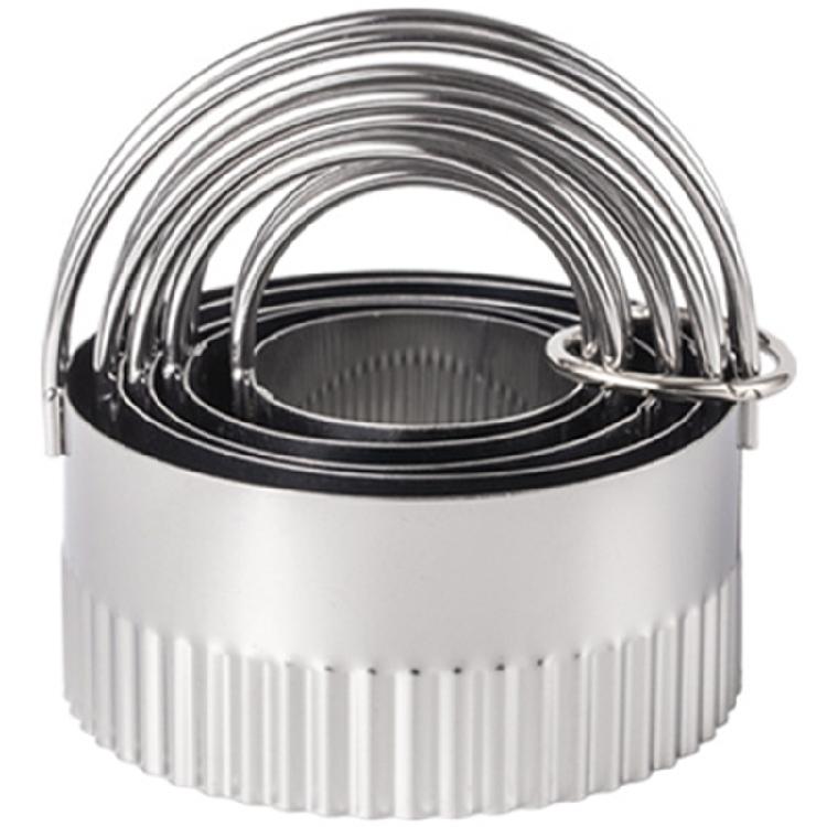 Stainless Steel Cookie Molds With Handle Multipurpose Cutters For Cakes Sandwiches Dishwasher Friendly