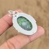 925 Sterling Silver Oval Vasonite Stone Daughter Handcrafted Unique Boho Pendant