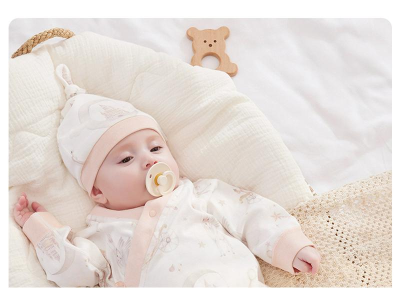 Unisex Cotton Butterfly Long Sleeve Baby Bodysuit – Spring & Autumn