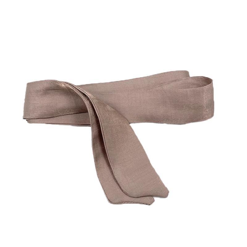 Shimmer Waist Belt Sash Scarf Lace up Ribbon Accessory