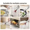 Anti-Scald Dish Clip Stainless Steel Bowl Clip Hot Pan Gripper Tongs Heat Resistant Kitchen Utensil for Bowls Pans Dishes