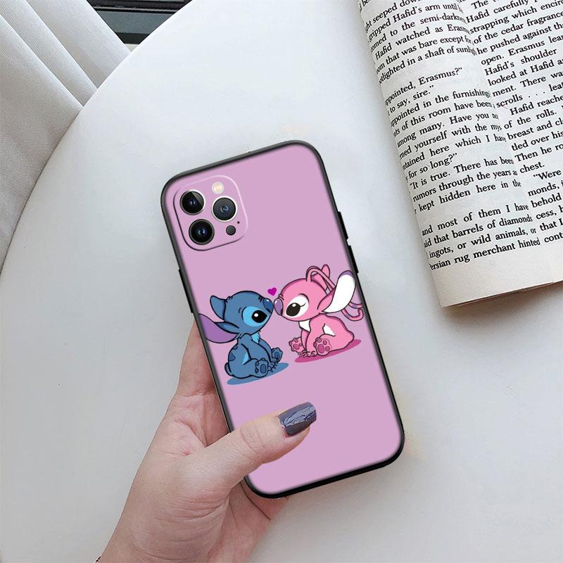 Cartoon Stitch Handyhülle für Samsung Galaxy S24 S25 Ultra FE Plus Edge A22 A24 A25 A35 A02S A21S