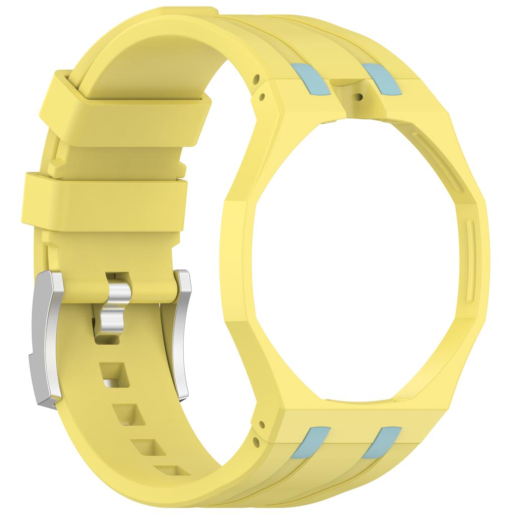 Рамка корпусу ПК+Силіконовий ремінець Для Swatch x AP Royal Pop Кишеньковий Модифікаційний комплект Змінник на 2 в 1 Інтегрований Браслет Наручний годинник