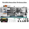 Torno de Metal de 750W Mini Torno Torno de Bancada 8x16"
