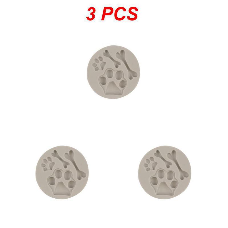 1~10PCS Baking Molds Bone Dog Paw Silicone Mold Cake Decorating Tools Cookie Cutter Pastry Accessory Kitchen Accessoriess