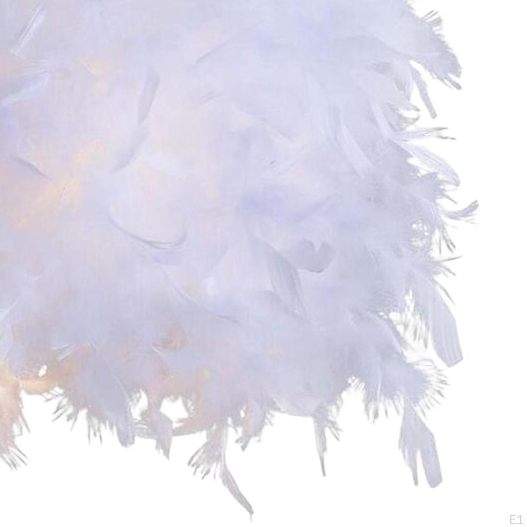 Elegant Feather Pendant Light Fixture for Home Decor